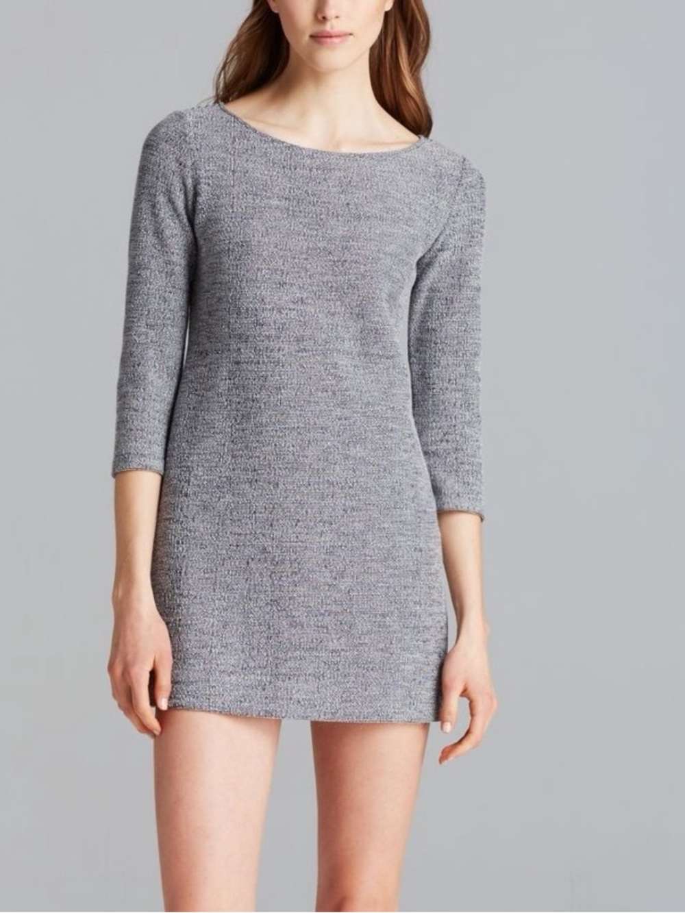 Theory Mimi H Plentiful Textured Knit Dress | 3/4 Sleeves | Medium